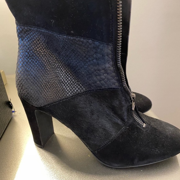 Black Suede Boot - Picture 2 of 4